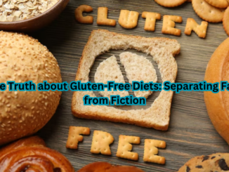 "Woman choosing gluten-free options at the grocery store - The truth about gluten-free diets."